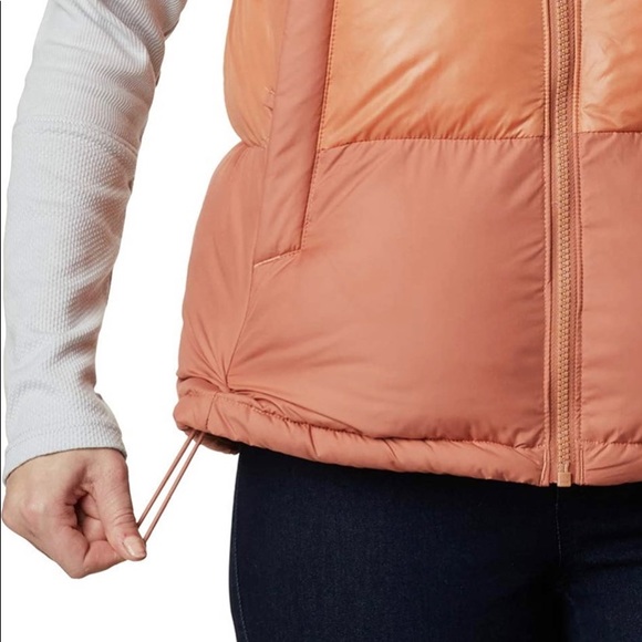 Columbia Pike Lake II Omni Heat Puffer Vest/ Peach/ Small/ NWT - Picture 5 of 9